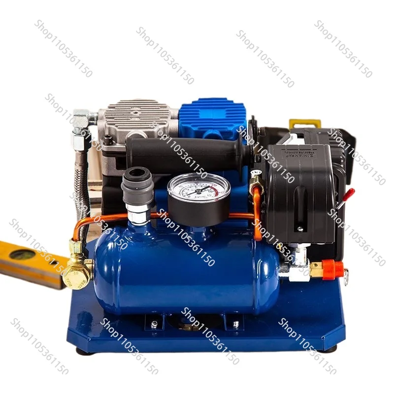Portable small brushless oil-free air compressor, lithium battery tire air pump with car charging for household use