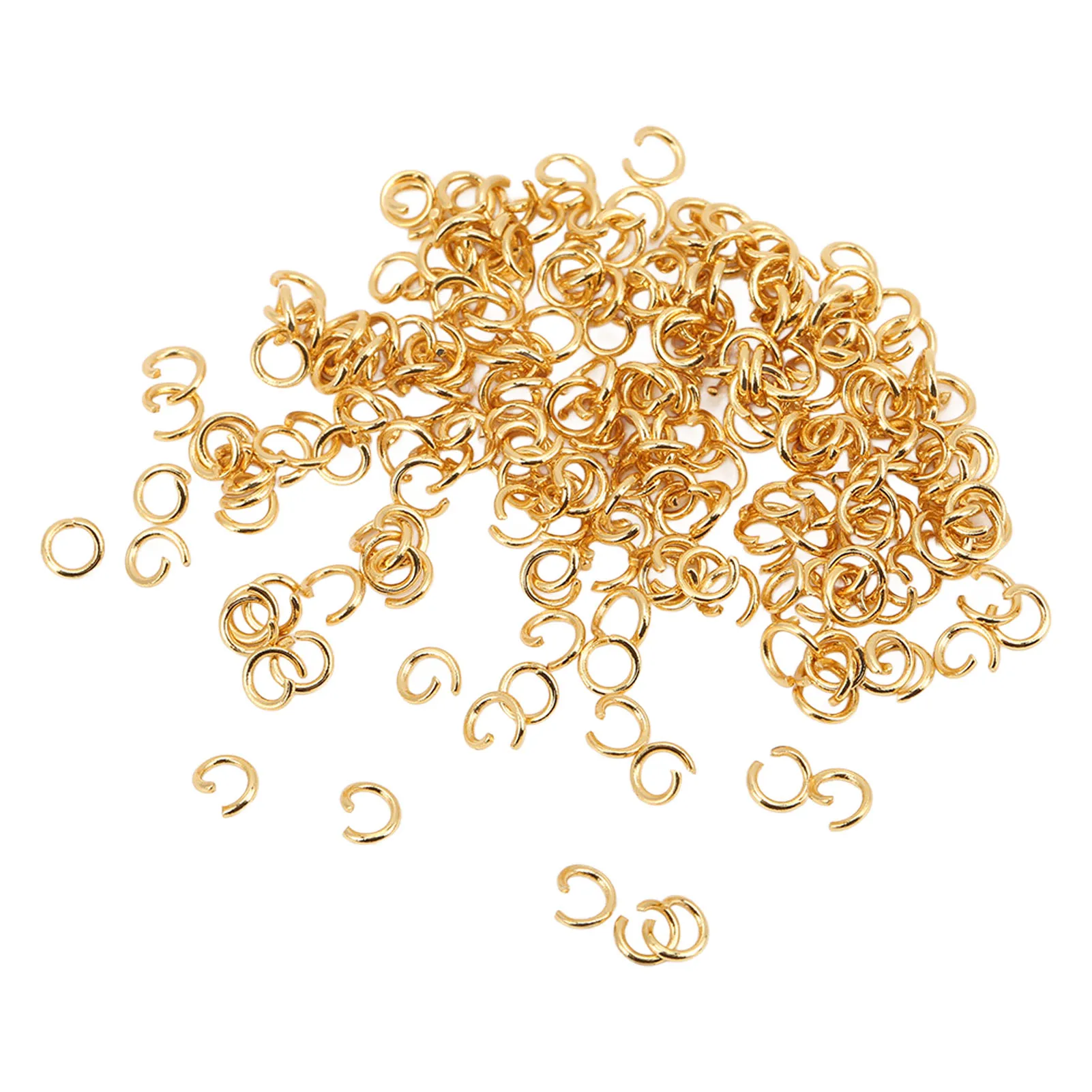 Open Jump Rings Practical Jump Rings DIY Jewelry Connection Buckle Sufficient Quantity for Anklets for Necklaces for Bracelets