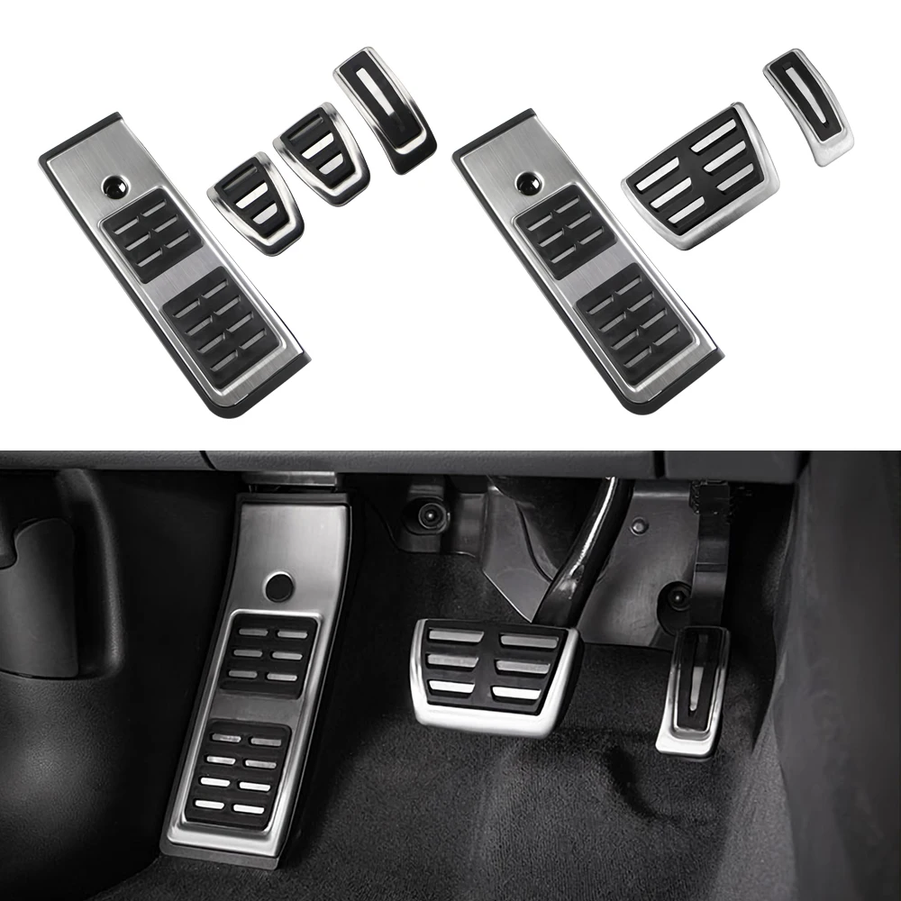 Osłona pedału hamulca ze stali nierdzewnej do Audi A4 B9 A5 F5 2016-2019 Sedan Avant Sport Car Pedals