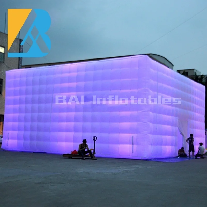 Lumières construites sur mesure, énorme tente gonflable pour jouets de décoration de fête d'événement