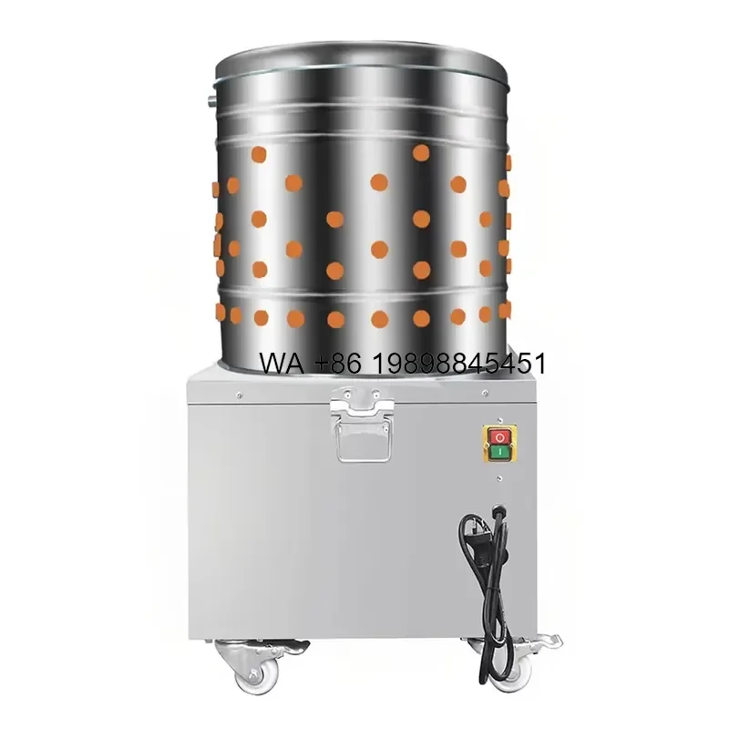 Wmwmnu for GF-55 Automatic Stainless Steel Chicken Feather Plucker New Condition Poultry Slaughtering 5 Chicken