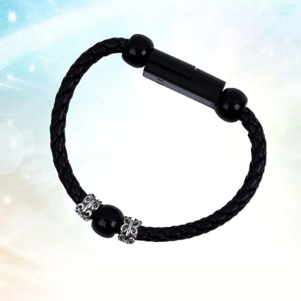 

1Pcs USB-C Data Cable Braided Wristband Fashion Style Fast Charging Sync Long Lifespan Compatible with High-End Smartphones