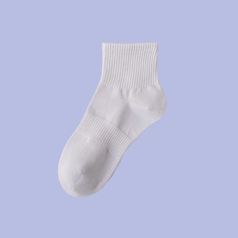 5/10 Paar neue Frühling und Sommer dünne kurze Socken einfarbige atmungsaktive Socken ohne Knochen Frauen einfarbige lässige Baumwoll socken