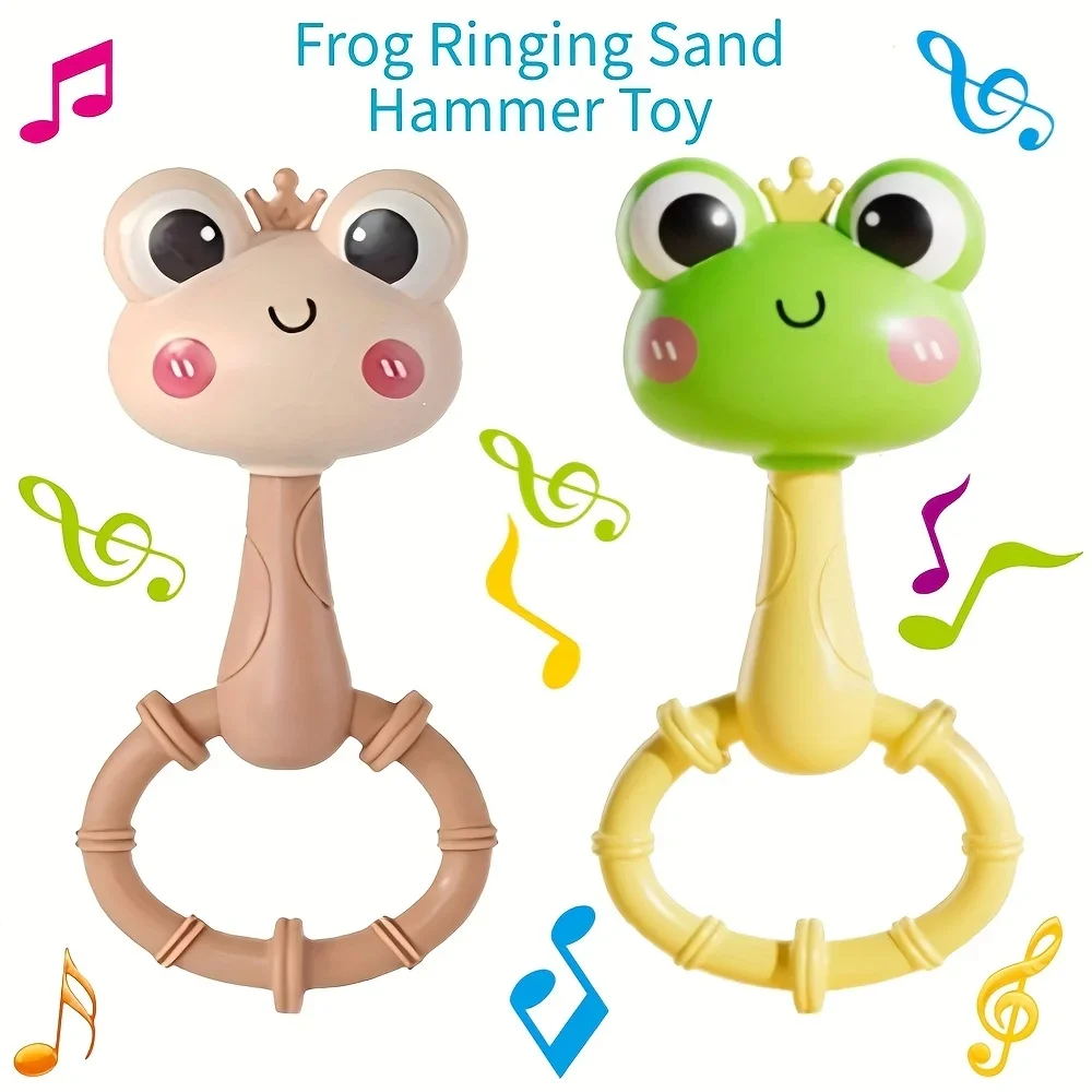 

Детская игрушка серии «Жаба» с колокольчиками и крупными руками — интерактивная сенсорная игра для слухового развития и склеивания родителей и детей