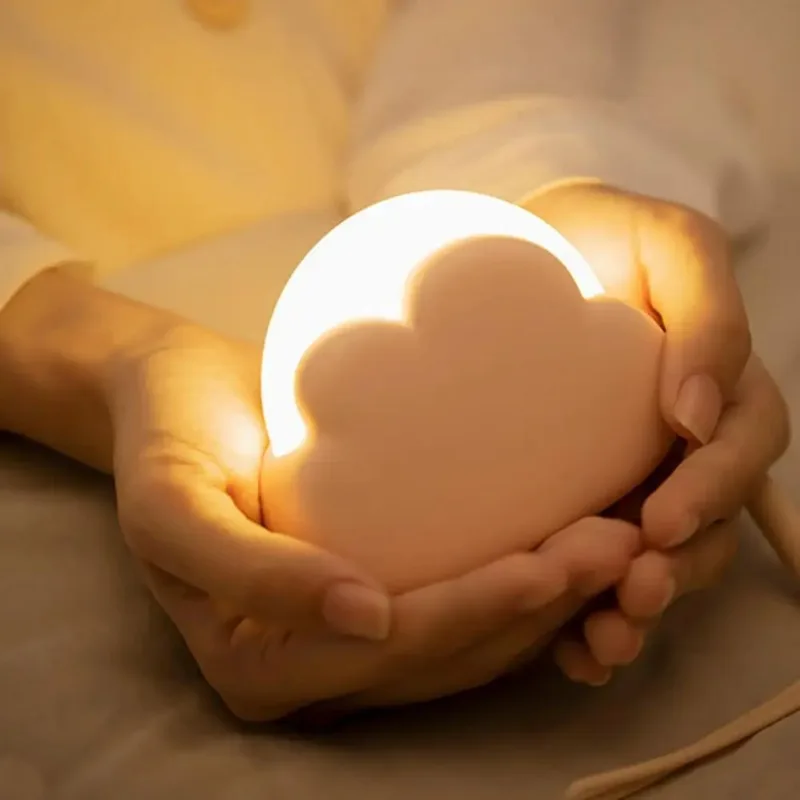 

Cloud Shape LED MIni Night Light Rechargeable Portable Bedroom Home Decoration Desktop Lamp for Children Birthday Gift