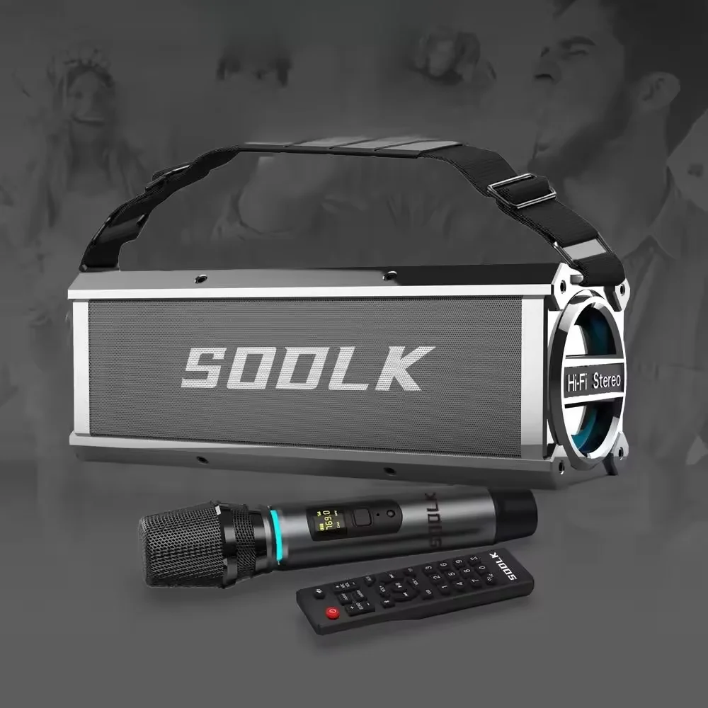 SODLK T200 Plus سماعة لاسلكية تعمل بالبلوتوث المتكلم المسرح المنزلي مضخم صوت خارجي محمول Audio120W قوة فائقة تشغيل 8 ساعات #1