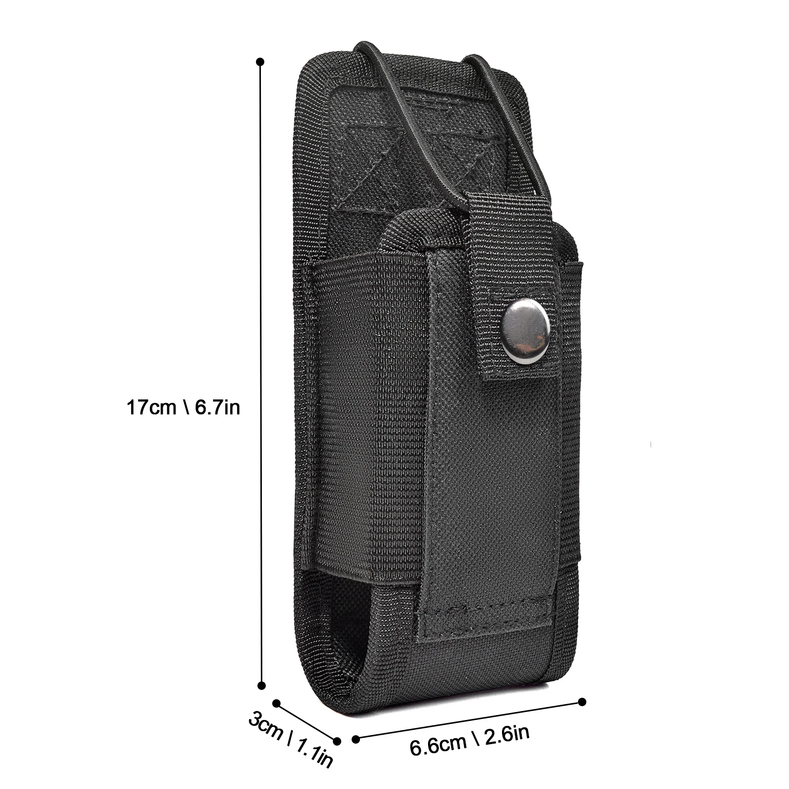 Tactical Radio Holder Case Molle Radio Holster Duty Belt Military Radios Pouch for Baofeng Motorola Midland CB Walkie Talkies