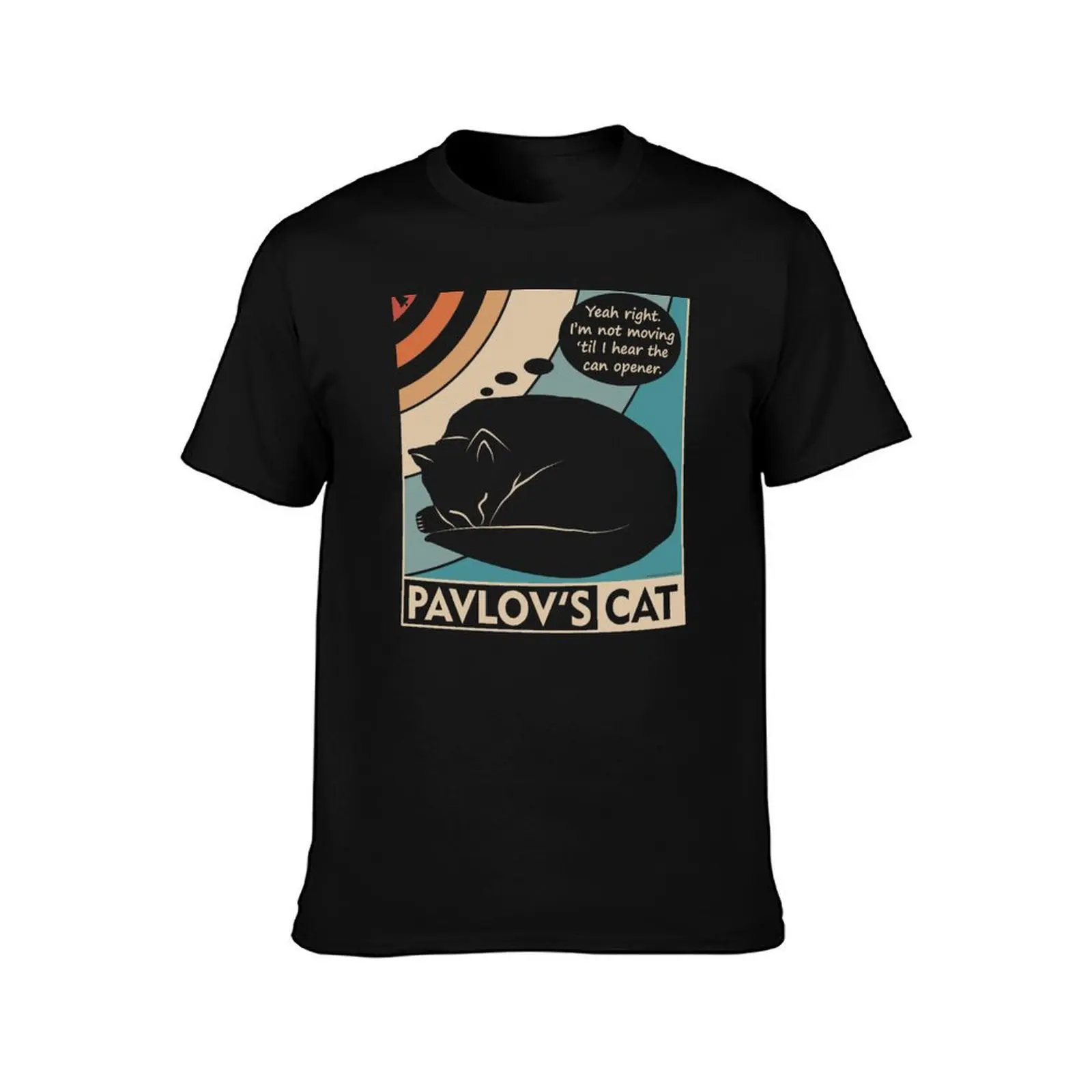 Pavlov's Cat Funny Psychology (clr) T-Shirt blanks Short sleeve tee men clothes