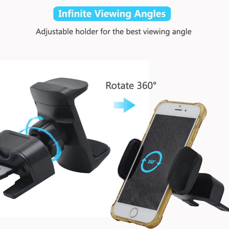 Cell Phone Holder for Car, CD Slot Car Phone Mount,Compatible for all Smartphone Mobile