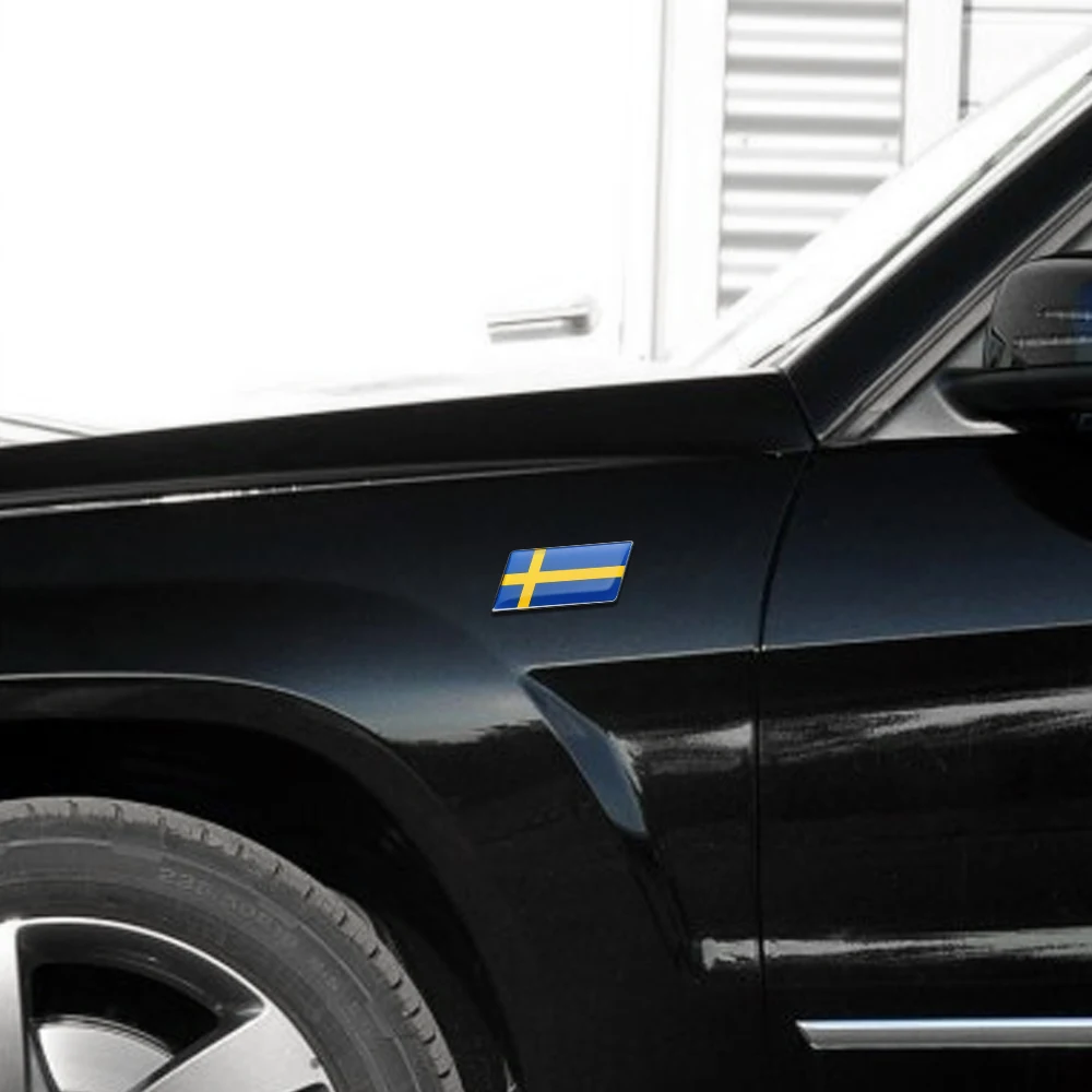 자동차 전면 그릴 배지 바디 트렁크 스티커 장식, 네덜란드, 이탈리아, 스페인, 스웨덴, 프랑스, 독일, 러시아, 폴란드, 캐나다, 영국 국기