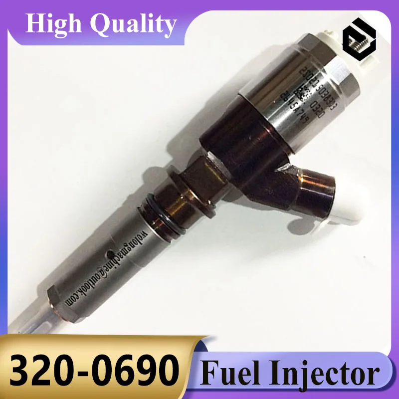 320-0690 2645A749 Fuel Injector 3200690 Common Rail Injector for Caterpillar CAT  C6.6 Engine Excavator Parts