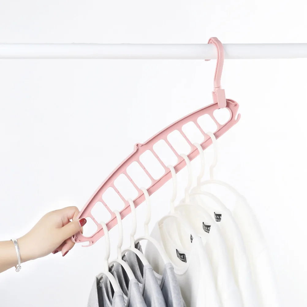

2 Pcs Swiveling Laundry Hangers Folding Space Saving Clothes Drying Rack Clothing Storage Foldable Travel