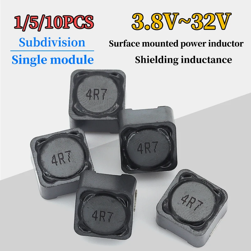 CDRH127R SMD Shielded Power Inductor 12*12*7mm Surface Mount Choke Coil For DC‑DC Converter Circuit
