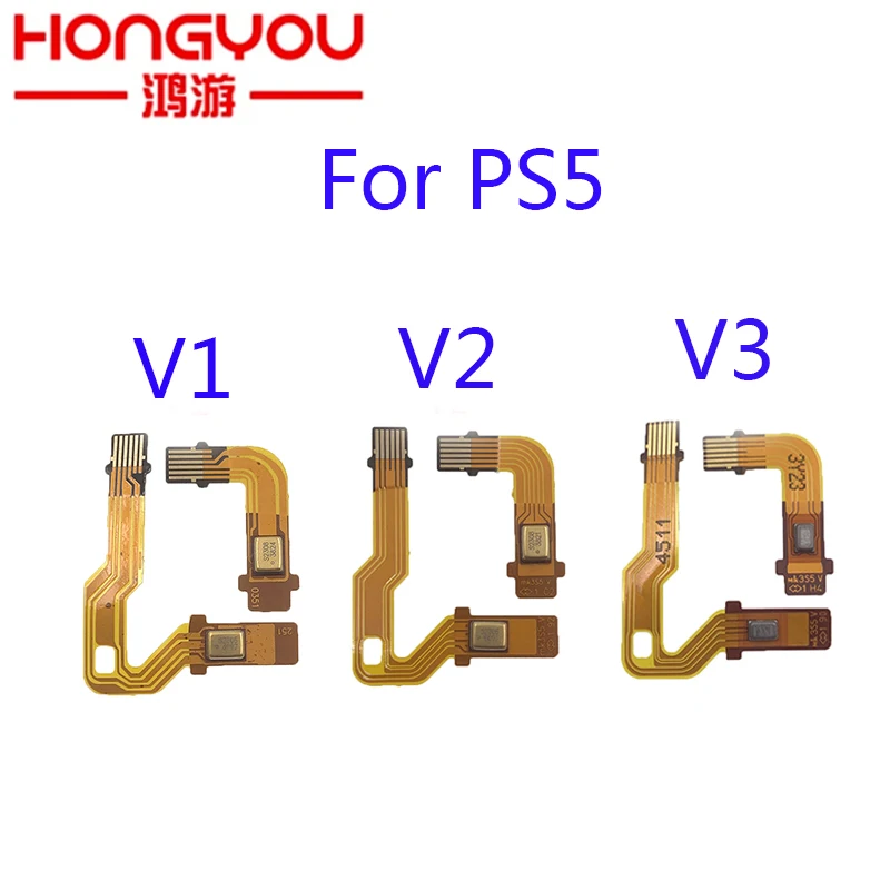 استبدال كابل مرن للميكروفون لـ PS5 مقبض كابل شريط الميكروفون الداخلي لوحدة تحكم PS5 V1 V2