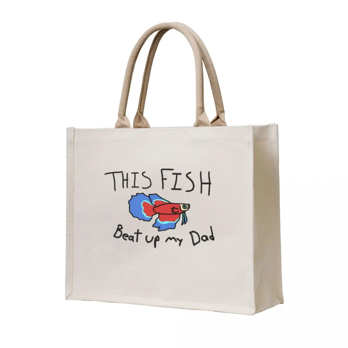 

This Fish Beat Up My Dad Tote Bag Custom bag eco pack Women bags