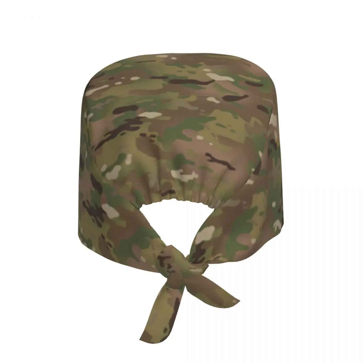 Military Camouflage Pattern Medical Staff Scrubs Hat Unisex Army Tactical Camo For Chef Hat Scrub Caps