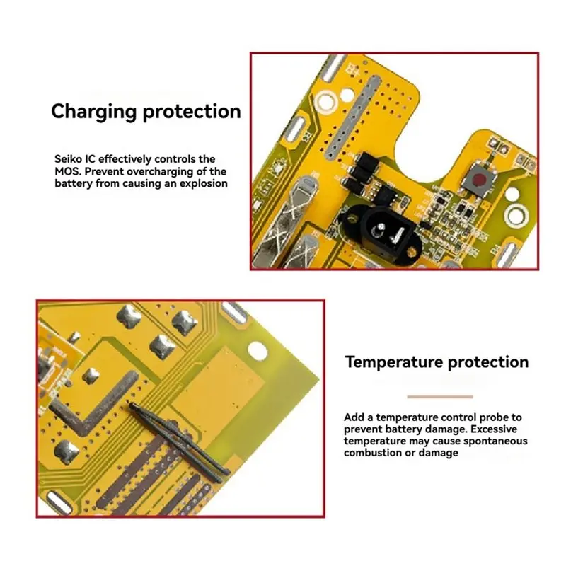 Superior For Power Tool Battery BMS Protection Board Replacement Part For External Batteries