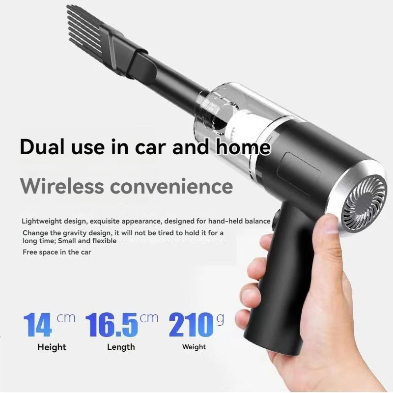 Car Vacuum Cleaner 3-in-1 Wireless Charging Portable Car Vacuum Cleaner Handheld High-power Long-life Car Appliances