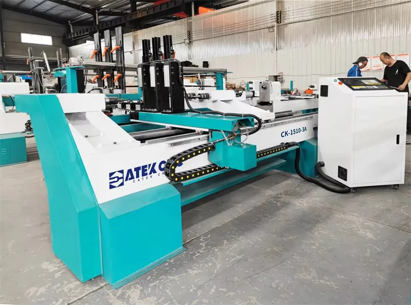 Venda quente 1510 precisão cnc alimentação automática madeira piscina cue torneamento torno hine com alta qualidade
