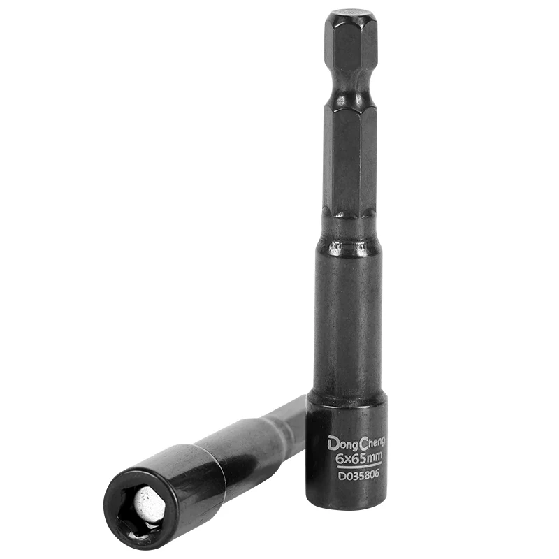 5 Pcs 6.3mm Magnetic Impact Hex Socket Set, 1/4