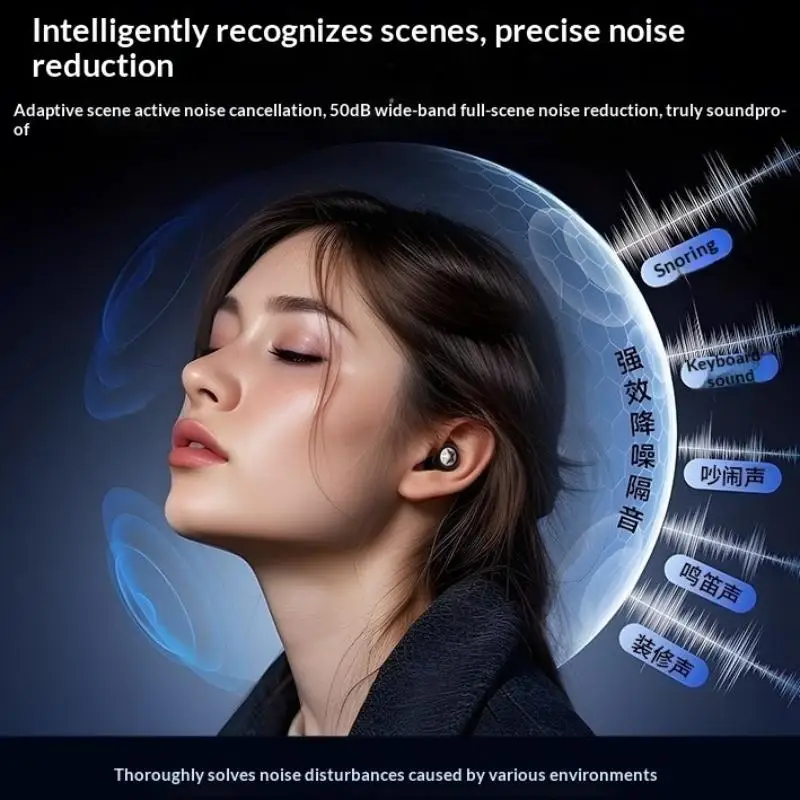 Noise Cancelling Sleep Ear Plugs Soft Ergonomic Design Silicone Reusable Earplugs for Side Sleepers Snoring Travel Study