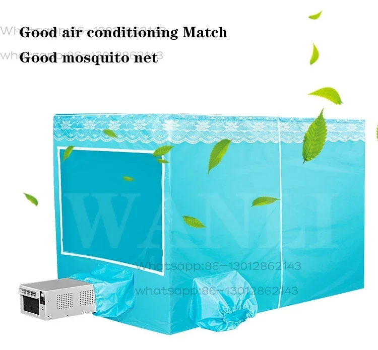 HHR-8 casa móvel ar condicionado desktop portátil ar condicionado mosquito net ventilador rede de refrigeração ar condicionado