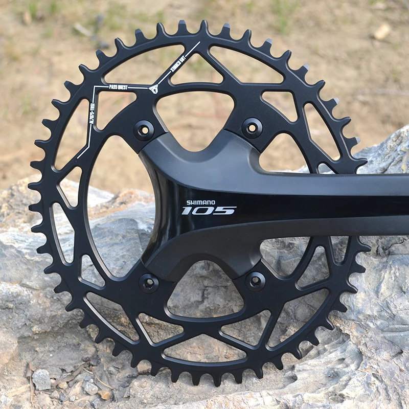 

PASS QUEST X110 4claw 110BCD R2000R3000 4700 5800 6800 DA9000 Crankset OVAL Hollow Road Bike Parts Narrow Wide Chainrings