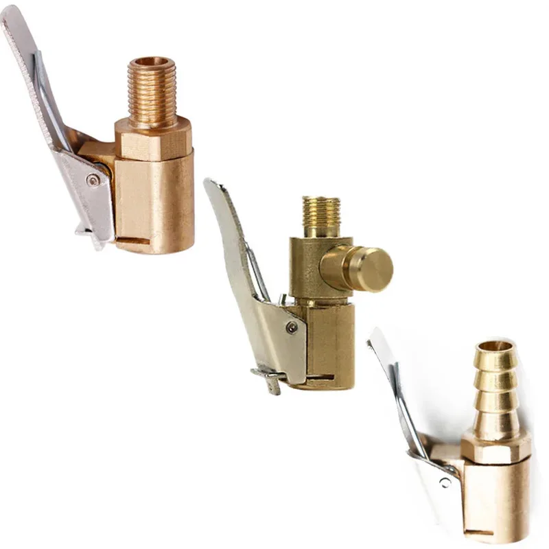 1/2/3/4/5Pcs Car Tire Inflator Valve Nozzle Chuck Tyre Inflator Pump Valve Quick Clip Connector Accessories