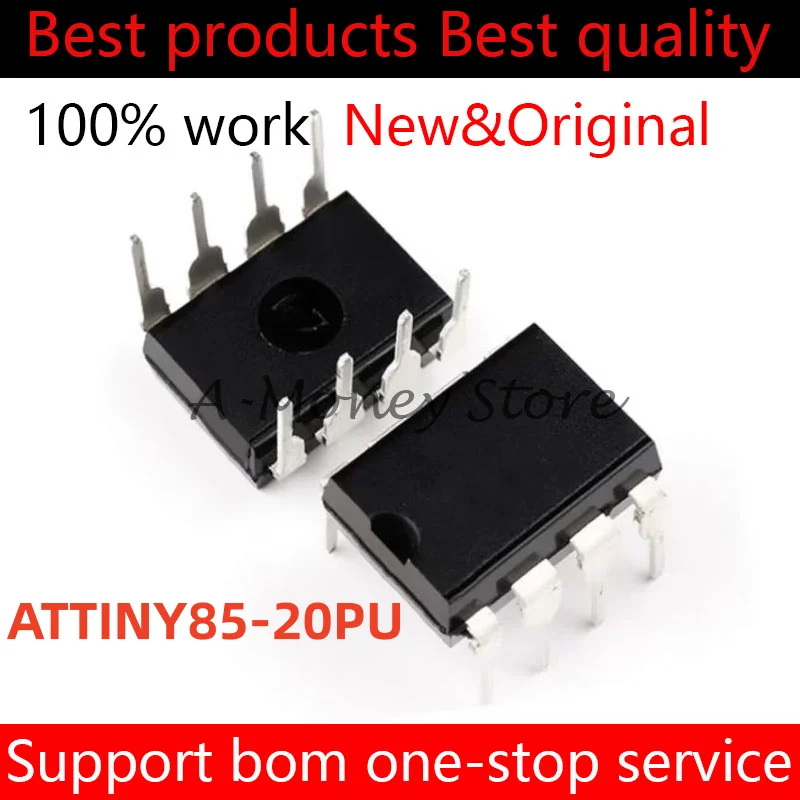 (5pcs)ATTINY85 20PU ATTINY85-20PU DIP-8