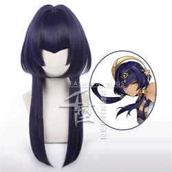 Genshin Impact Candace Cosplay Wig 60cm Wig Heat Resistant Synthetic Halloween Wigs