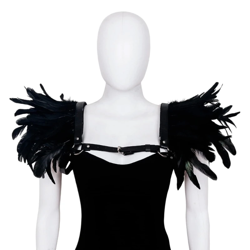 Halloween Męskie Damskie Cosplay Stroje Średniowieczne Akcesoria Wiktoriańskie Gotyckie Czarne Koronkowe Narzutki na Ramiona na Imprezę Rekwizyty