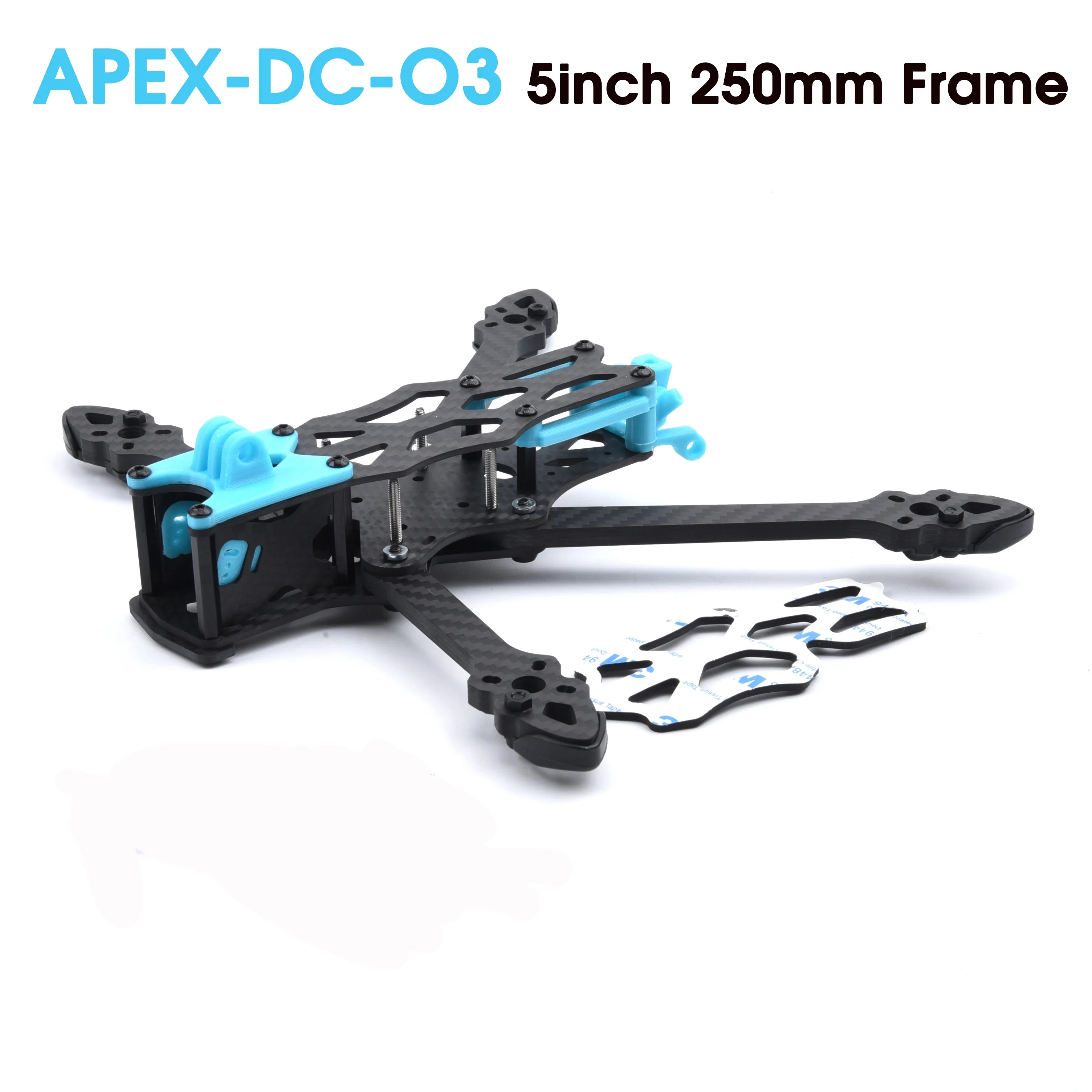 3/4/5/6/7/8/9 Zoll Kohlefaser-Quadrocopter-Rahmen für APEX 5 6 7 8 9 Zoll / APEX-HD / APEX DC O3 / APEX-DC HD FPV RC Racing Drone