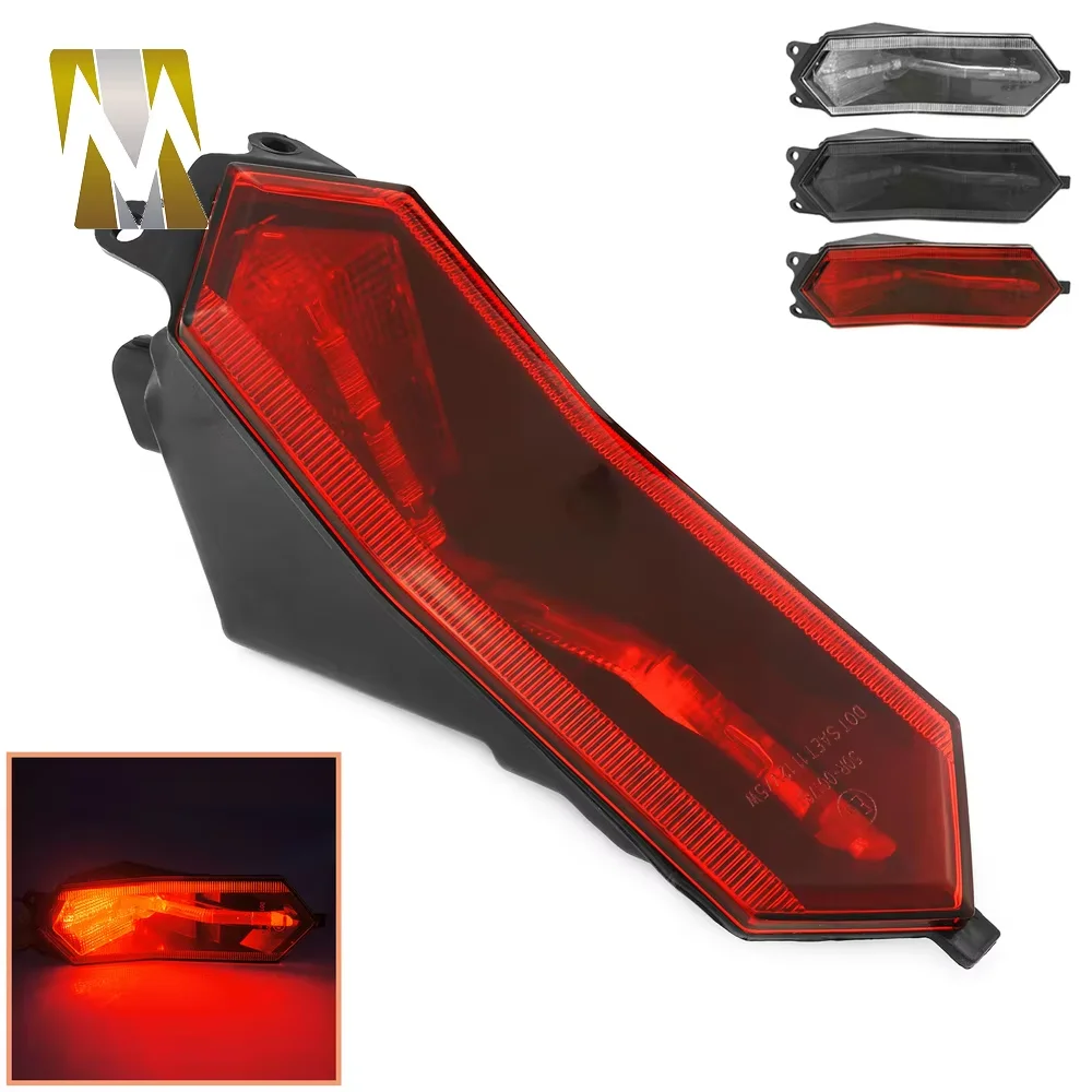 

For Yamaha YZF R1 R6 R7 YZF-R1M R1S YZF-R7 2015-2023 Motorcycle LED Taillight Rear Brake Turn Signal Integrated Tail Light