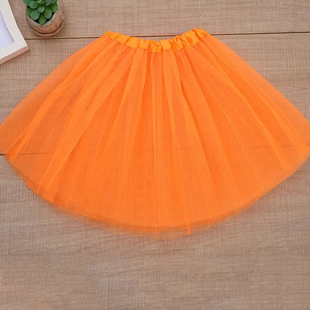 Women Classic Pleated Dance Elastic Puffy Skirts Lolita Petticoat Tutus Skirt Ballet Skirts