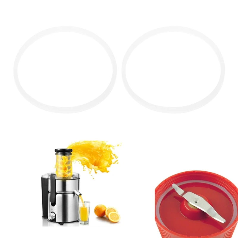 블렌더 Juicer A0NC 용 2Pcs 10cm 고무 O 모양의 교체 가스켓 씰 링 부품