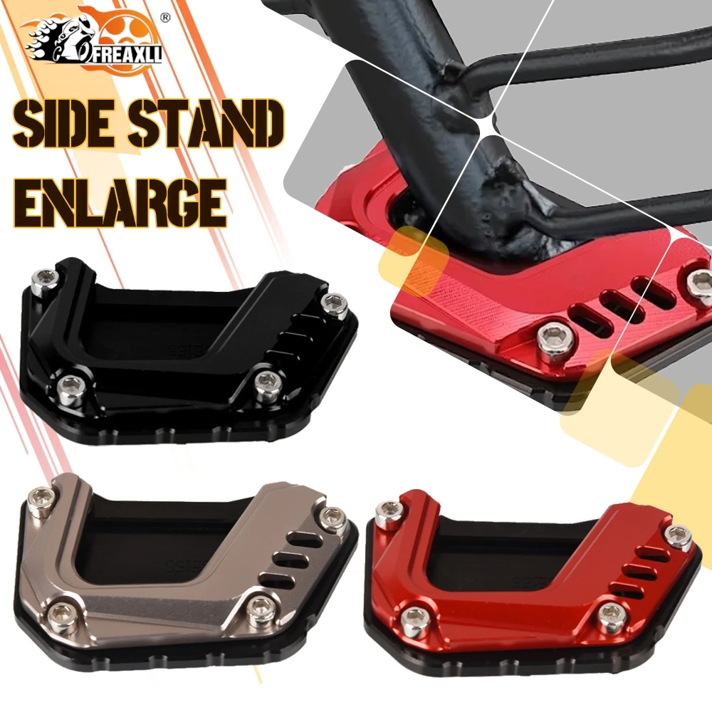 

Motorcycle For Peugeot DJango 150 2021 2022 2023 CNC Aluminium Foot Side Stand Enlarge Kickstand Extension Pad Shelf Accessories