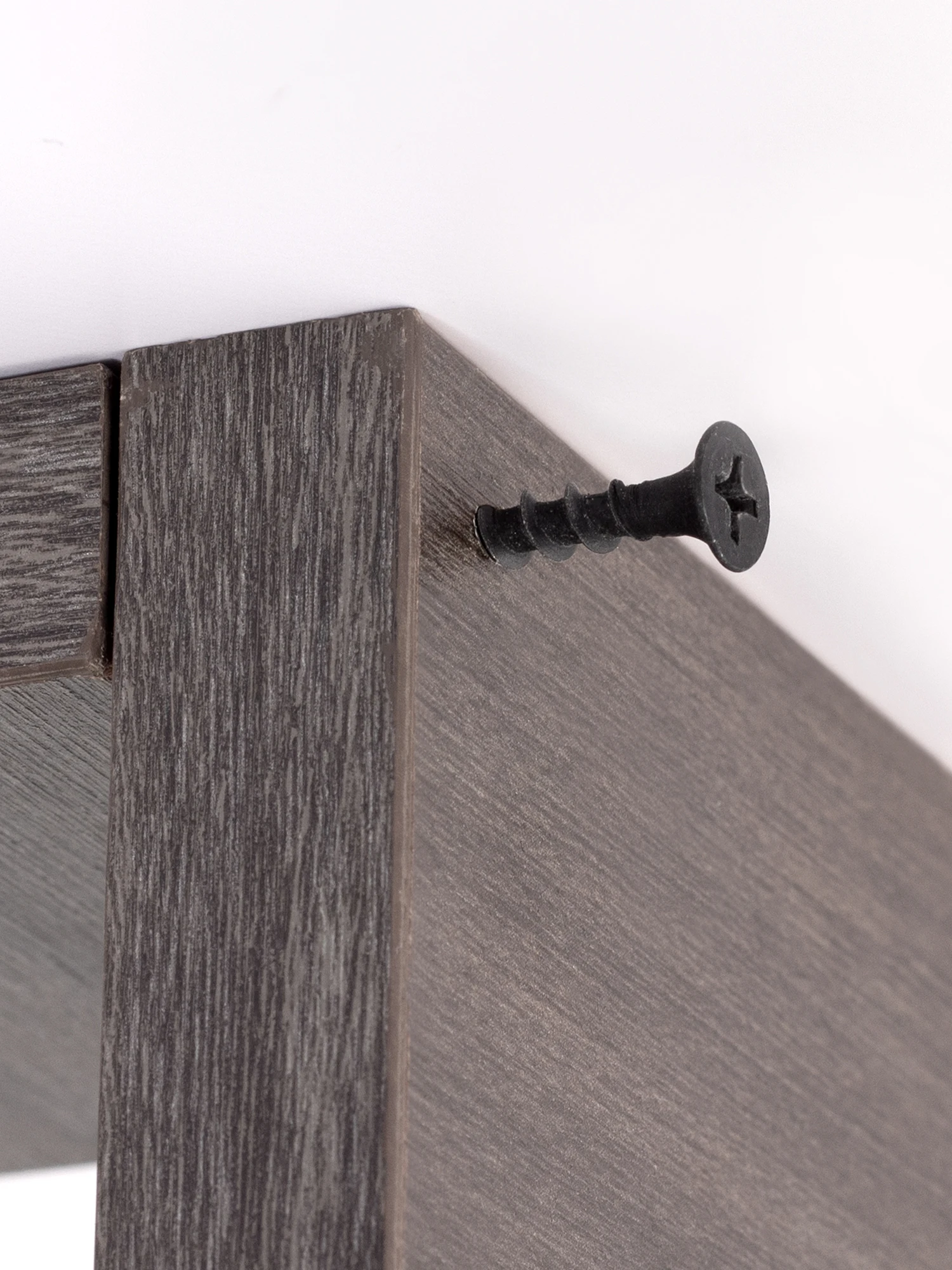 Vis de menuiserie en fer noir M4 16-70mm, vis autotaraudeuses à tête plate Phillips, vis de fixation du bois pour l'assemblage de meubles, 20 pièces