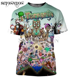 Terraria Game men women New fashion cool 3D print High Quality  t-shirts Harajuku style tshirt streetwear summer tops