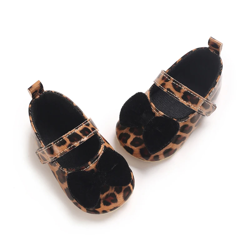 

Baby Step Shoes Baby's First Pair of Toddler Shoes Baby Shoes Breathable Non-slip Girl Fashion Leopard print Princess Shoes