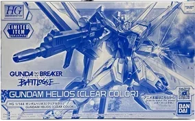 Bandai ต้นฉบับกันดั้มโมเดลอะนิเมะ PB จํากัด HG 1/144 กันดั้ม HELIOS สีใสตัวเลขการกระทําของขวัญของเล่นสําหรับเด็ก