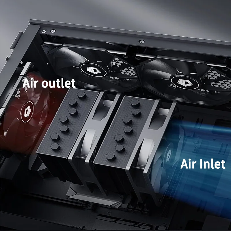 ID-COOLING Ventilador 120mm PWM 4 pines con refrigeración silenciosa - imagen 5