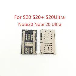 2-10Pcs Sim Card Reader Micro SD Memory Card Holder Slot For Samsung Galaxy S20 S20+ S20 Ultra Note20 Note 20 Ultra Repair Part