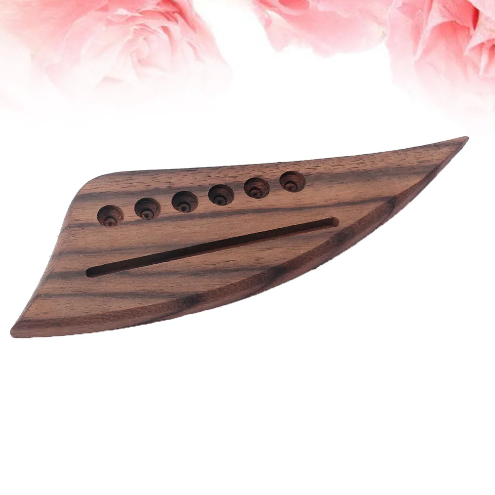 6 Strings Headless Guitar Bridge Acoustic Capo Classical Replacement Rosewood Ballad