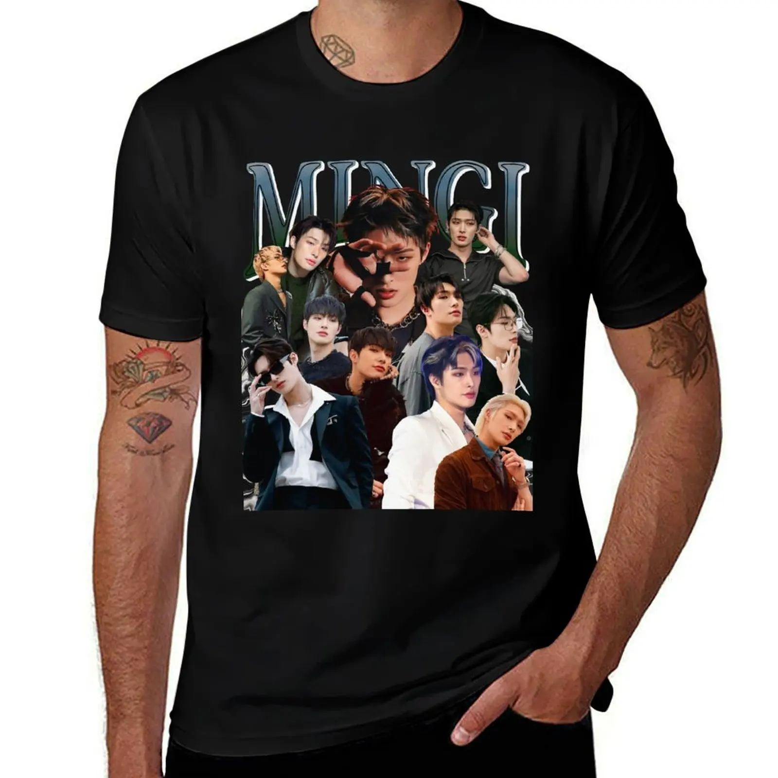

Mingi Vintage Edit T-Shirt Large Size Basic Casual T-Shirt