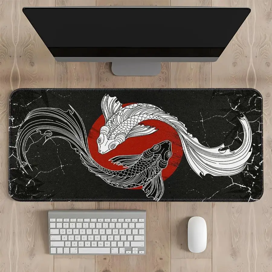 

Bagua Formation Fish Pattern rubber Mouse Pad Computer Laptop Pad Desk accessories Game Console Pad office Pad Keyboard Mouse