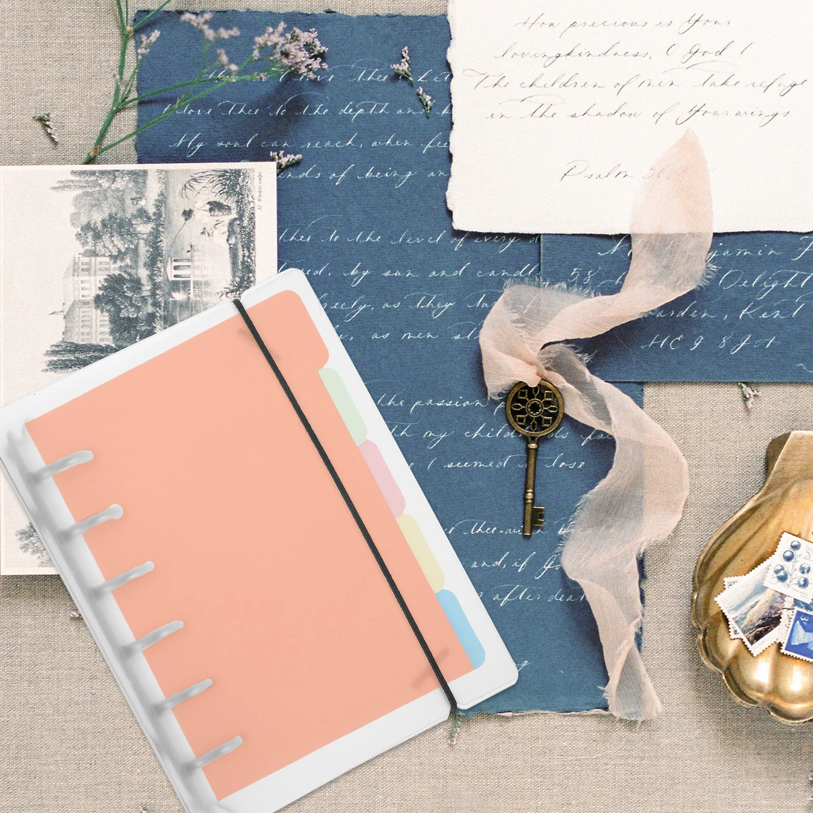 

2pcs Adjustable A5 Binder Clear A7 Cover Office Storage Folder Large Metal PP Material Document Organizer for Important