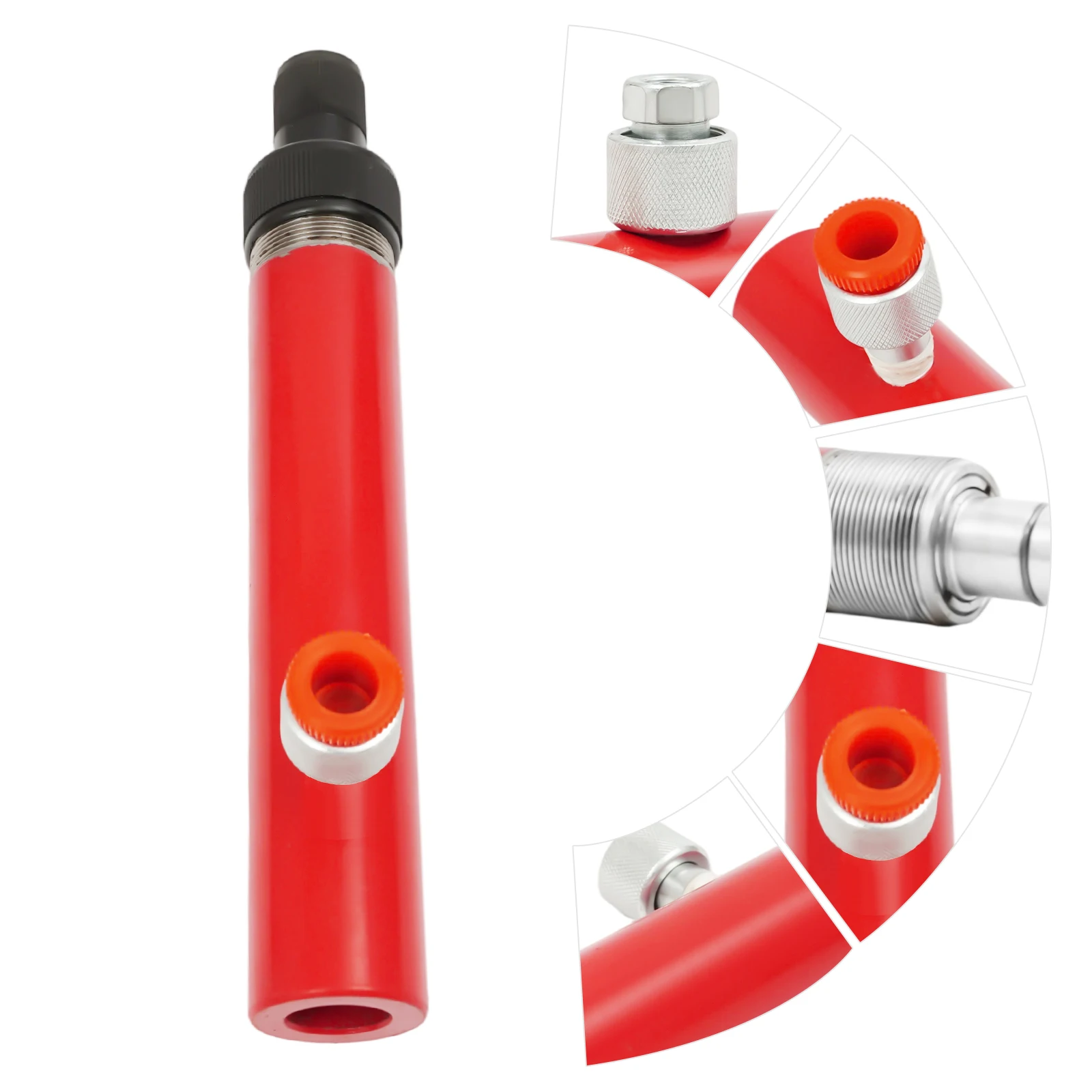 4 Ton Hydraulic Porta Power Type Cylinder Kit, Portable Power Ram Hydraulic Jack Stand Lift Metal Auto Body Frame Repair Tool