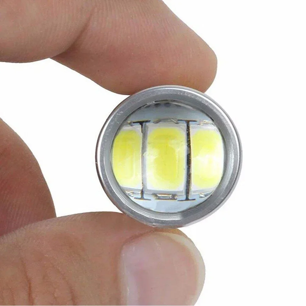 2 pces 6500k conduziu a luz de ré ba15s p21w 1156 soquete cauda lâmpada reversa luz de sinal de circulação diurna 33-smd 5630 12v