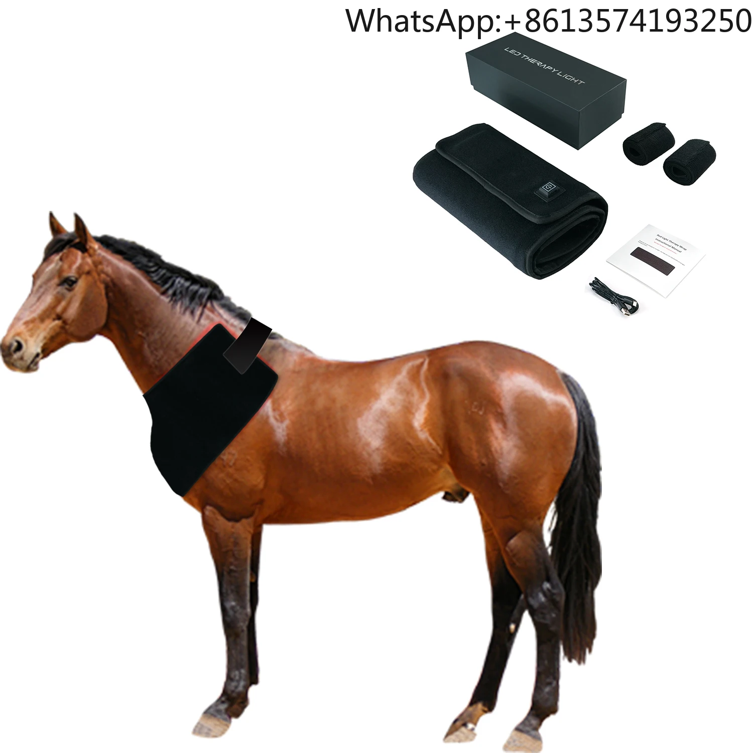 

2025 KingBrite Infrared Light Therapy Mat 660nm 850nm Red LED Heating Pad Horse Care Products Blanket for Neck Belly
