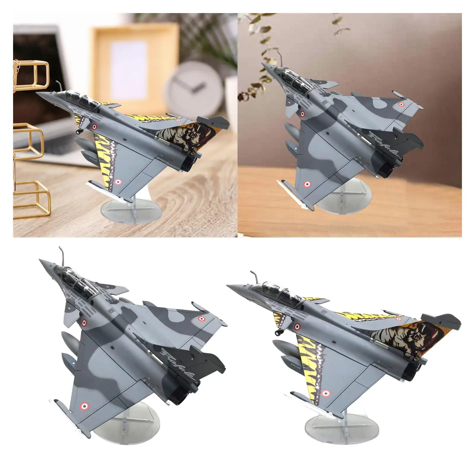 

1/72 Rafale B Fighter Model with Base Collections Realistic Airplane Model